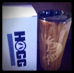 Kokopelli Woodgrain Stainless Steel Tumbler